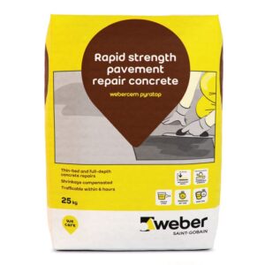 Webercem Pyratop 2 Part Concrete Repair Mortar & Aggregate - 25kg + 8kg