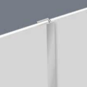 Hi-Clad Division Bar One Part (H Trim) 3000mm Satin White
