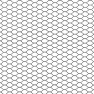 Raised Aluminium Mesh 1250mm(LW) x 1250mm(SW) Hex 25 | 1.56m2