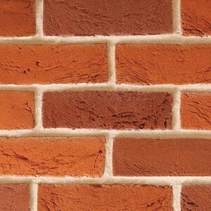 Traditional Brick & Stone Imperial Red Blend Fine Handmade Textured Facing Brick 65mm | Pack of 515