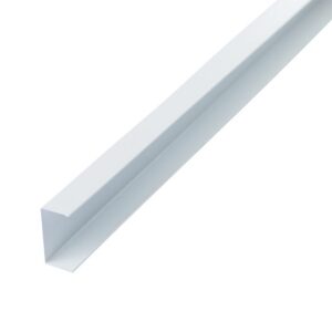 SAS Steel Perimeter Channel Trim White 3000mm x 38mm x 19mm