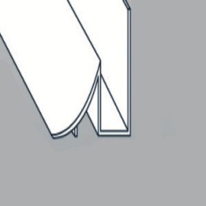 Hi-Clad Antimicrobial Inside Corner 3050mm Satin White