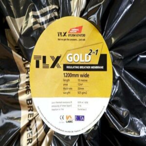 Thinsulex TLX Gold Multifoil Roof Insulation 10m x 1200mm x 33mm | 12m2