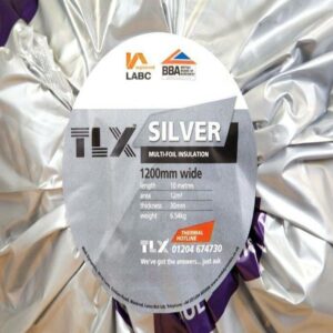 Thinsulex TLX Silver Foil Loft Insulation 10m x 1200mm x 30mm | 2.98m2