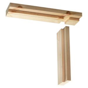 Softwood Trenched Door Casing - 2031.5mm x 940mm x 33mm (131mm)