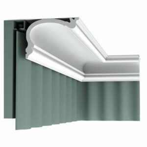 C341 Plastic Coving 200cm x 8.8cm x 12.2cm