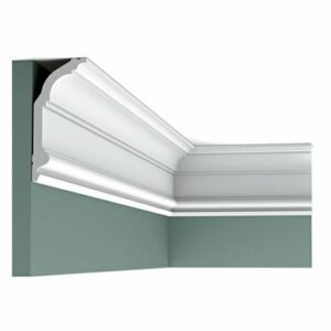 C339 Plastic Coving 200cm x 14.1cm x 6.4cm
