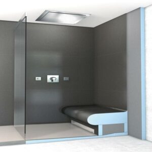 Wedi Fundo Discreto Wall Mounted Drain for Riolito Floor Elements 800mm x 180mm x 76mm (8.64m2)