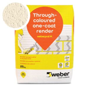 Weberpral M Beige Render 25kg - Pack of 10