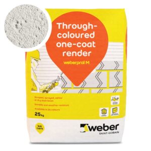 Weberpral M Pearl Grey Render 25kg - Pack of 10