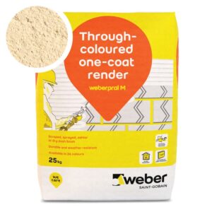 Weberpral M Sand Render 25kg - Pack of 10